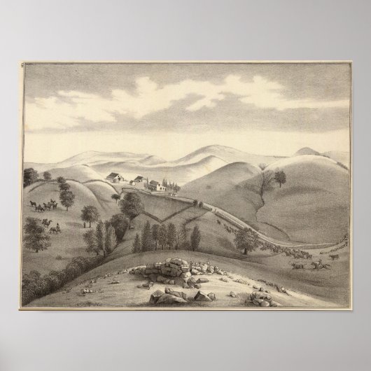 Poster Ferme de Blacow, Mission Peak (Devant)