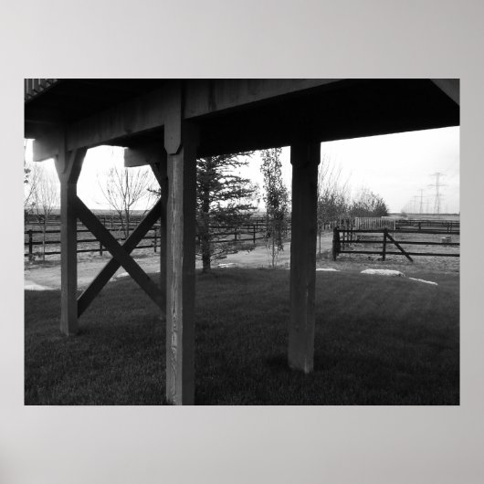 Poster Ferme de Farmington Utah Horse (Devant)