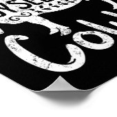 Poster Ferme de lecture de vache dyslexique Oooom de sens (Coin)