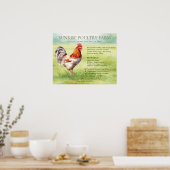 Poster Ferme de poulets (Cuisine)