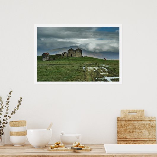 Poster Ferme en Islande (Cuisine)