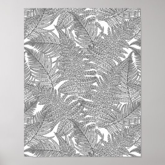 Poster Ferme en noir et blanc (Devant)