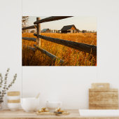 Poster Ferme Et Ferroviaire À Grand Teton (Cuisine)