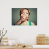 Poster Ferme-la ! Art (Cuisine)