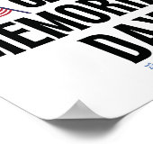 Poster Fermé le jour du Mémorial (Coin)