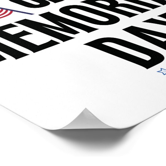 Poster Fermé le jour du Mémorial (Coin)