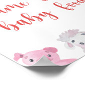 Poster Ferme - nom de l'aliment pour bébés (Coin)