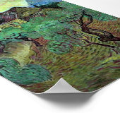 Poster Ferme Parmi Oliviers Van Gogh Art (Coin)