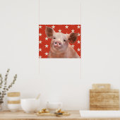 Poster Ferme patriotique - Cochon (Cuisine)