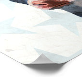 Poster Ferme patriotique - Vache (Coin)