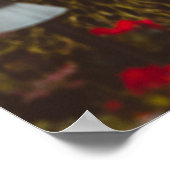 POSTER FERMÉ PORTE EN BOIS BROWN EN JOURNÉE (Coin)