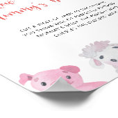 Poster Ferme - quelle taille est le jeu ventre de maman (Coin)