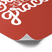 Poster Ferme rustique Christian Grace sur la grâce (Coin)