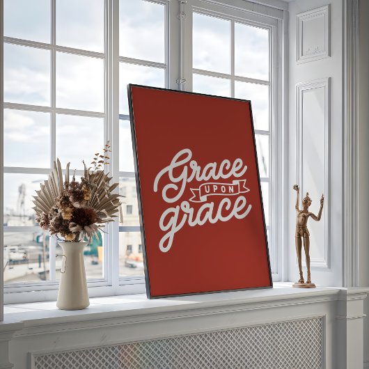 Poster Ferme rustique Christian Grace sur la grâce