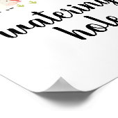 Poster Ferme Symbole de fête d'anniversaire Trou d'eau (Coin)