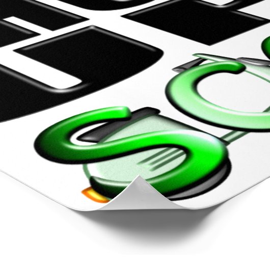 POSTER FERME-TOI ET ÉCOUTE (Coin)