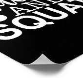 Poster ferme-toi et squatte (Coin)