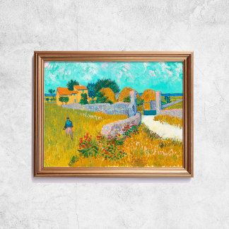 Poster Ferme Van Gogh En Provence Vieux Art