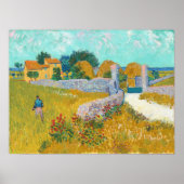 Poster Ferme Van Gogh En Provence Vieux Art (Devant)