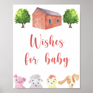 Poster Ferme - Wings for baby