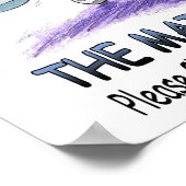 Poster Fermer la servante (Coin)