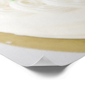 Poster Fermer le gâteau d'anniversaire avec des bougies d (Coin)