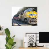 Poster Fermer le train (Bureau à domicile)