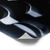 Poster Fermer les engrenages de bicyclettes (Coin)