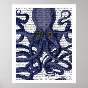 Poster Fermer octopus
