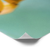 Poster Fermer une Lys jaune (Coin)