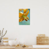 Poster Fermer une Lys jaune (Cuisine)