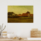 Poster Fermes à Loosduinen La Haye par Vincent van Gogh (Cuisine)