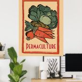 Poster Fermes de maculture, personnalisation (Bureau à domicile)