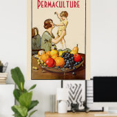 Poster Fermes de maculture, personnalisation (Bureau à domicile)