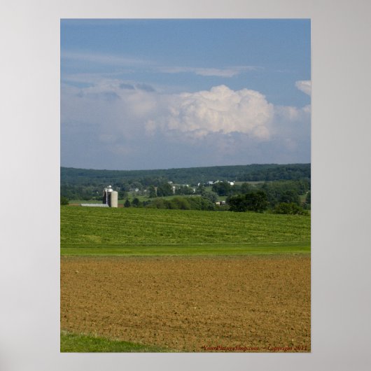 Poster Fermes du pays Amish (Devant)