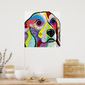 Poster Fermeture beagle (Cuisine)