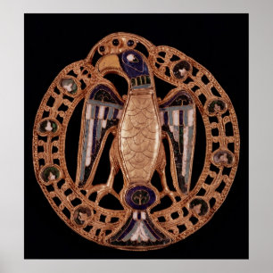 Poster Fermeture d'aigle de Gisela, épouse de l'empereur 