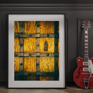 Poster Fermeture de la porte médiévale du château.