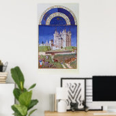 Poster Fermeture de septembre : récolte de raisins (Bureau à domicile)