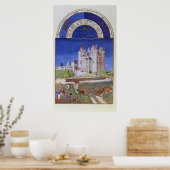 Poster Fermeture de septembre : récolte de raisins (Cuisine)