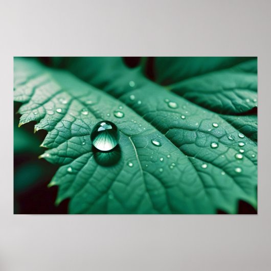 Poster Fermeture des feuilles Calme Tranquille saison nat (Devant)