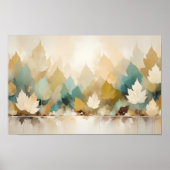 Poster Fermeture des feuilles Calme Tranquille saison nat (Devant)