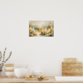 Poster Fermeture des feuilles Calme Tranquille saison nat (Cuisine)