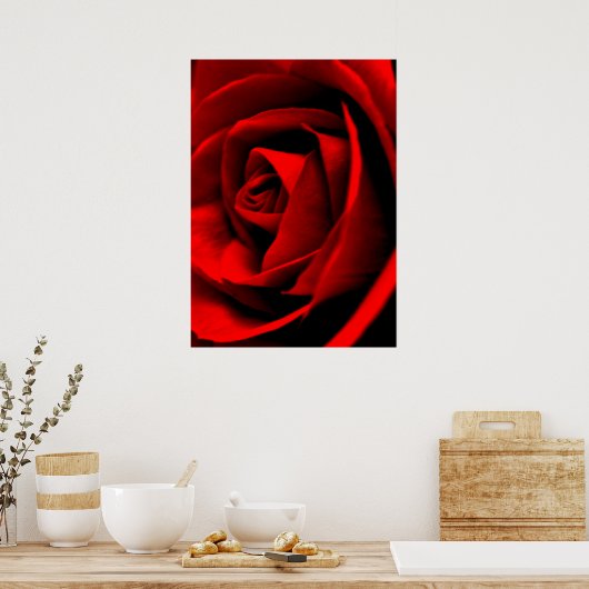 Poster Fermeture rose (Cuisine)