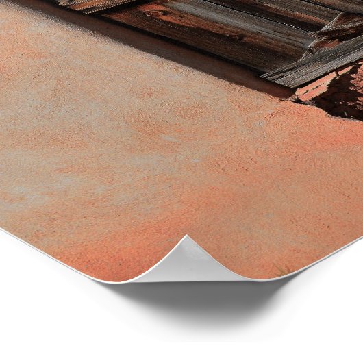 Poster Fermetures en bois dans Adobe House (Coin)