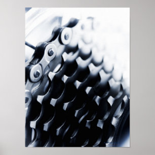 Poster Fermez-vous des vitesses de bicyclette