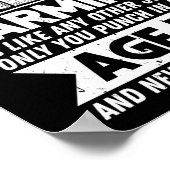 Poster Fermier Vous Agricole Passez À 5 Ans Et Jamais (Coin)