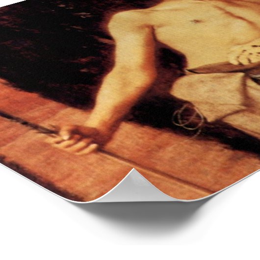 Poster Fernand Khnopff - La tendresse du sphinx (Coin)