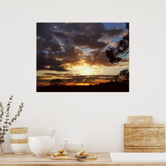 Poster Ferntree Gully Sunset (Cuisine)