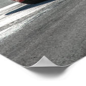 Poster Ferrari 458 Italie Prêt à la course (Coin)